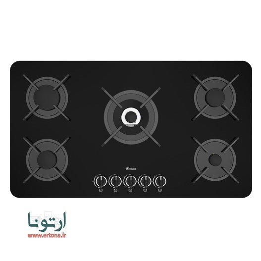 اجاق شیشه‌ای بیمکث مدل 0048 مشکی